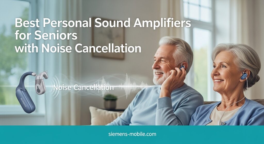 Best Personal Sound Amplifiers for Seniors with Noise Cancellation