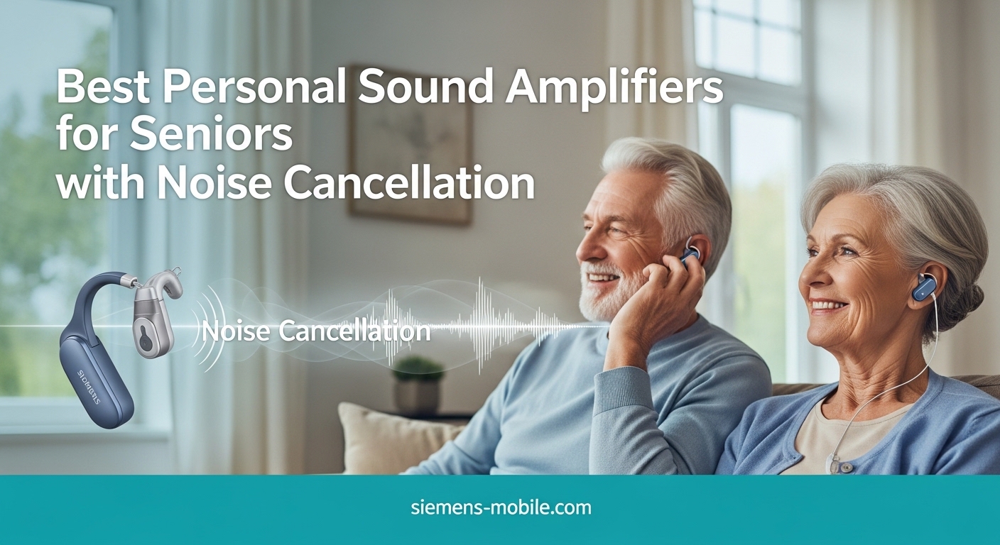 Best Personal Sound Amplifiers for Seniors with Noise Cancellation