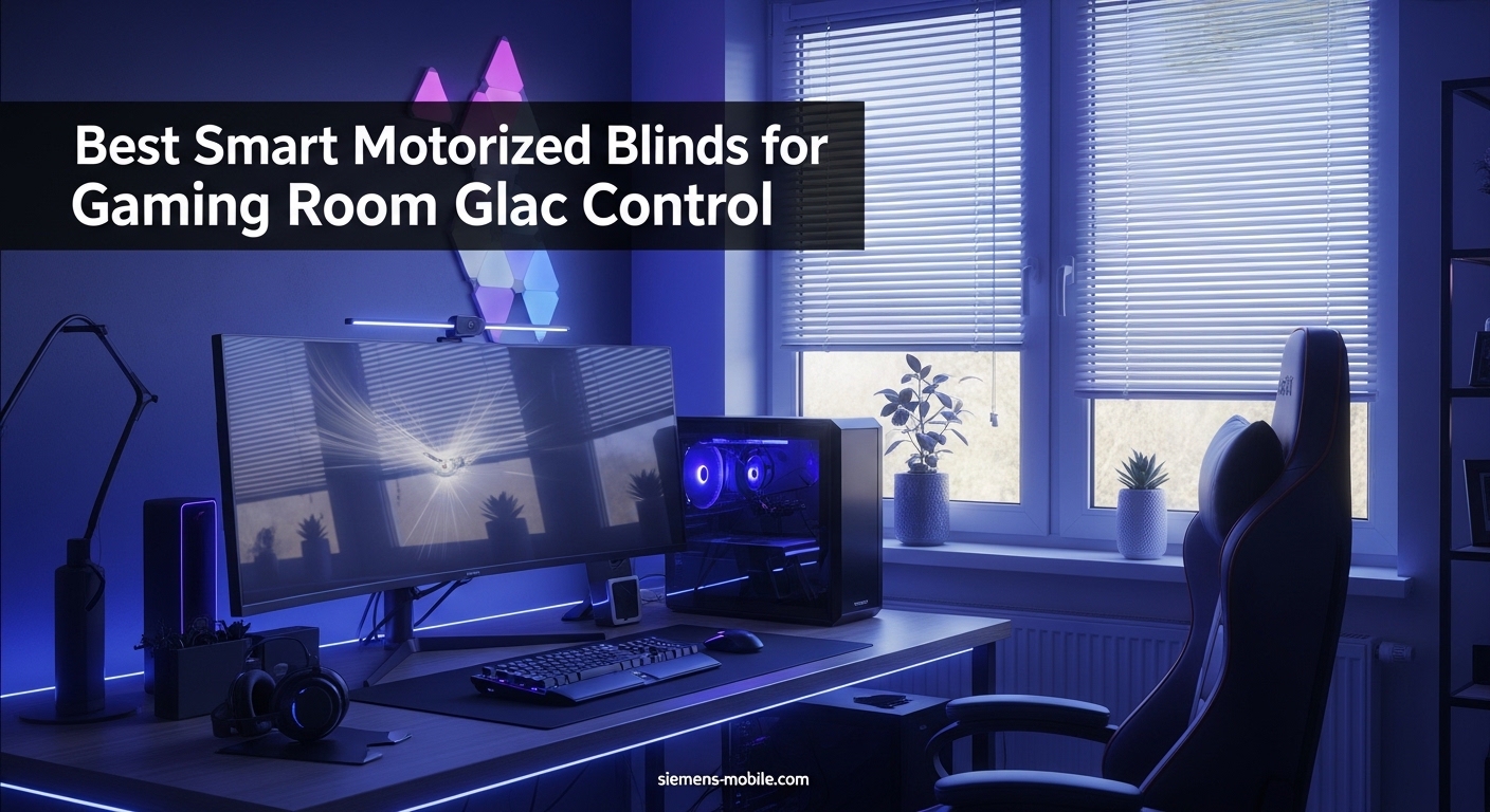 Best Smart Motorized Blinds for Gaming Room Glare Control