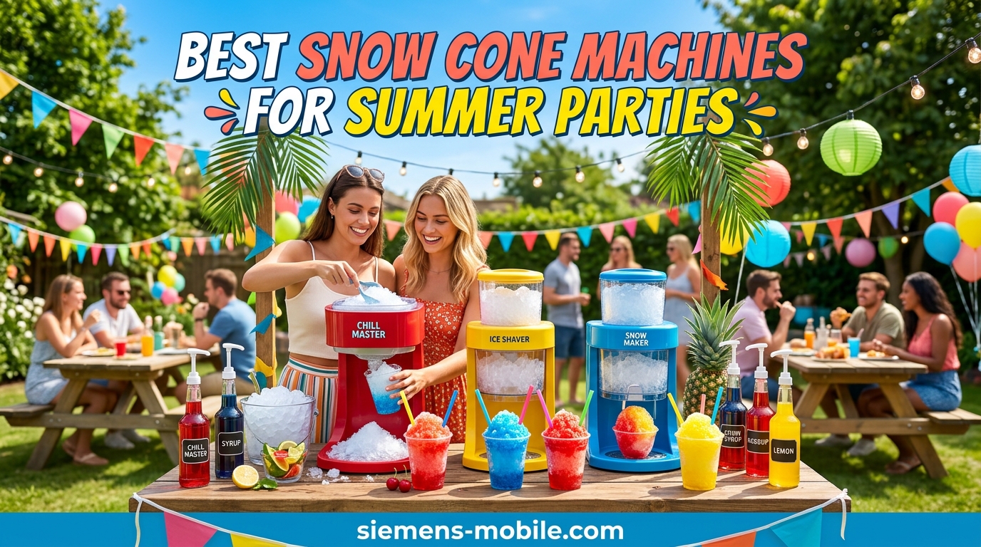 Best Snow Cone Machines for Summer Parties