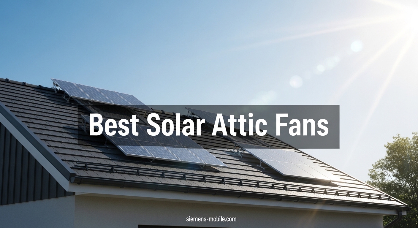 Best Solar Attic Fans
