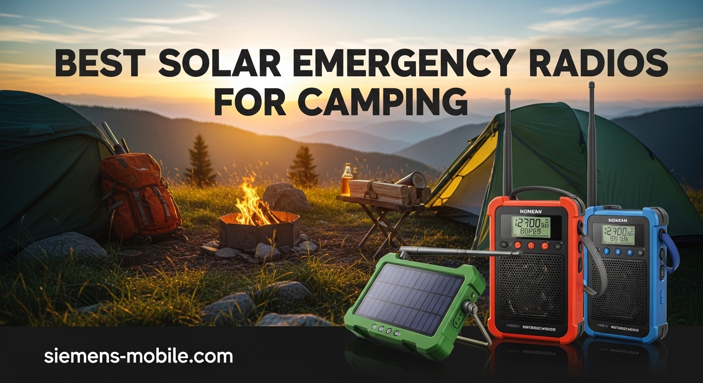Best Solar Emergency Radios for Camping