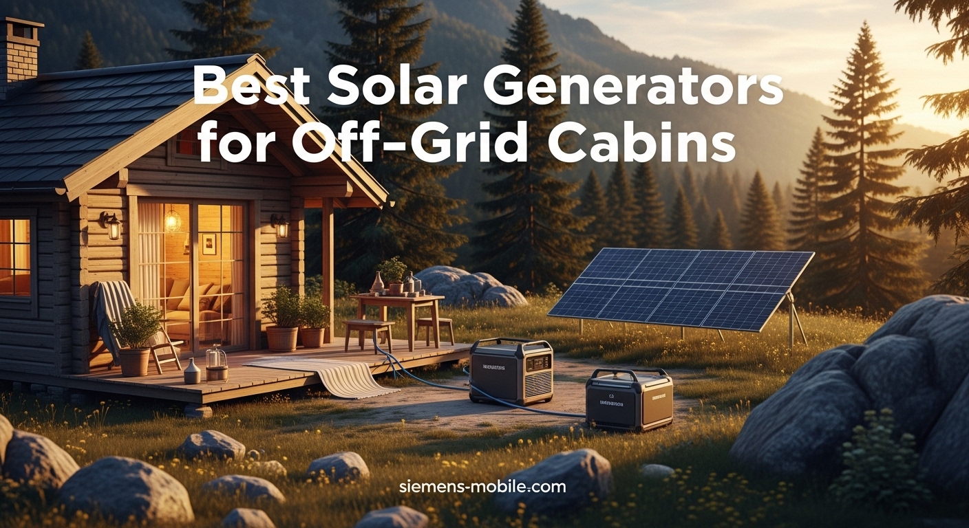 Best Solar Generators for Off-Grid Cabins