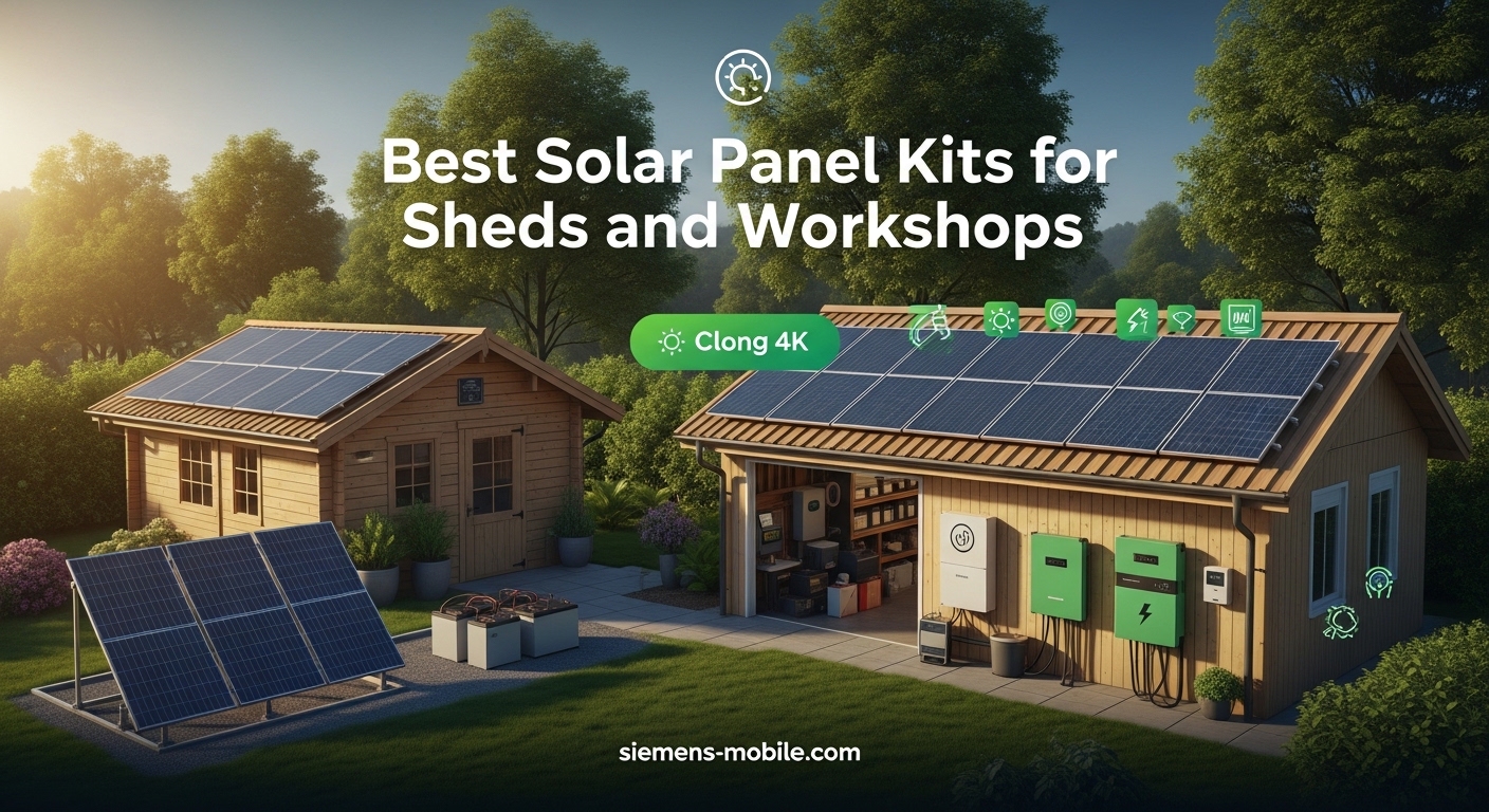 Best Solar Panel Kits for Sheds and Workshops
