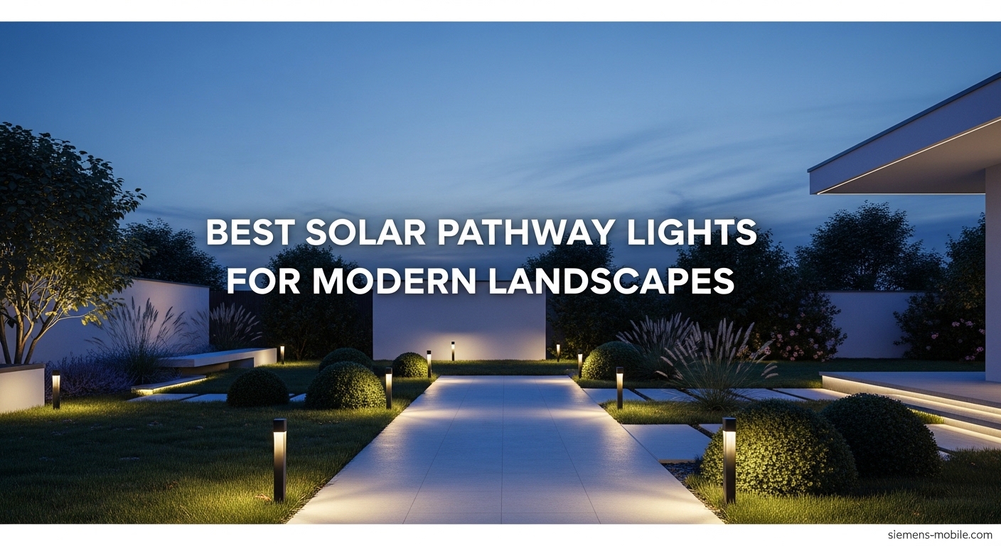 Best Solar Pathway Lights for Modern Landscapes