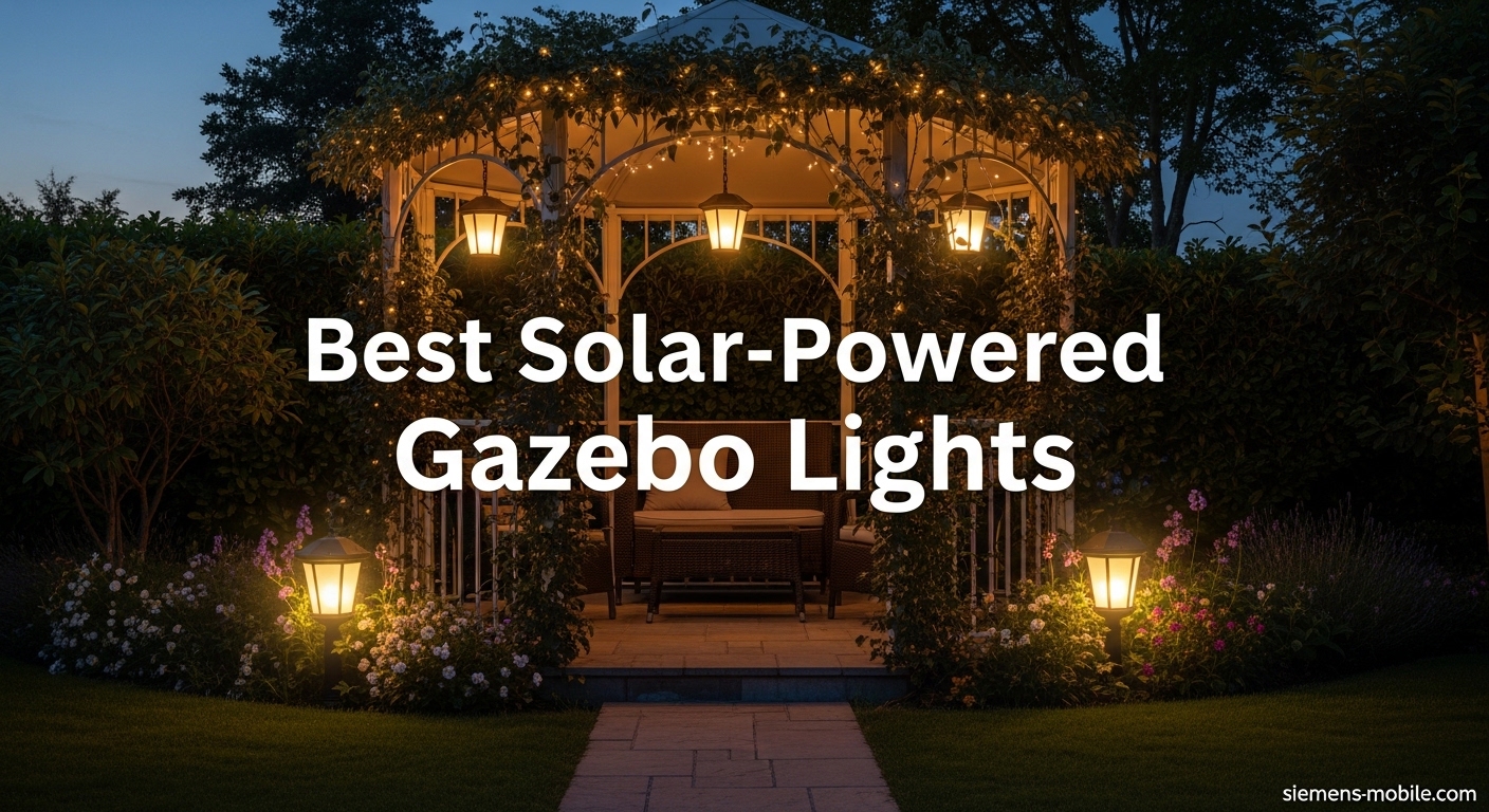 Best Solar-Powered Gazebo Lights