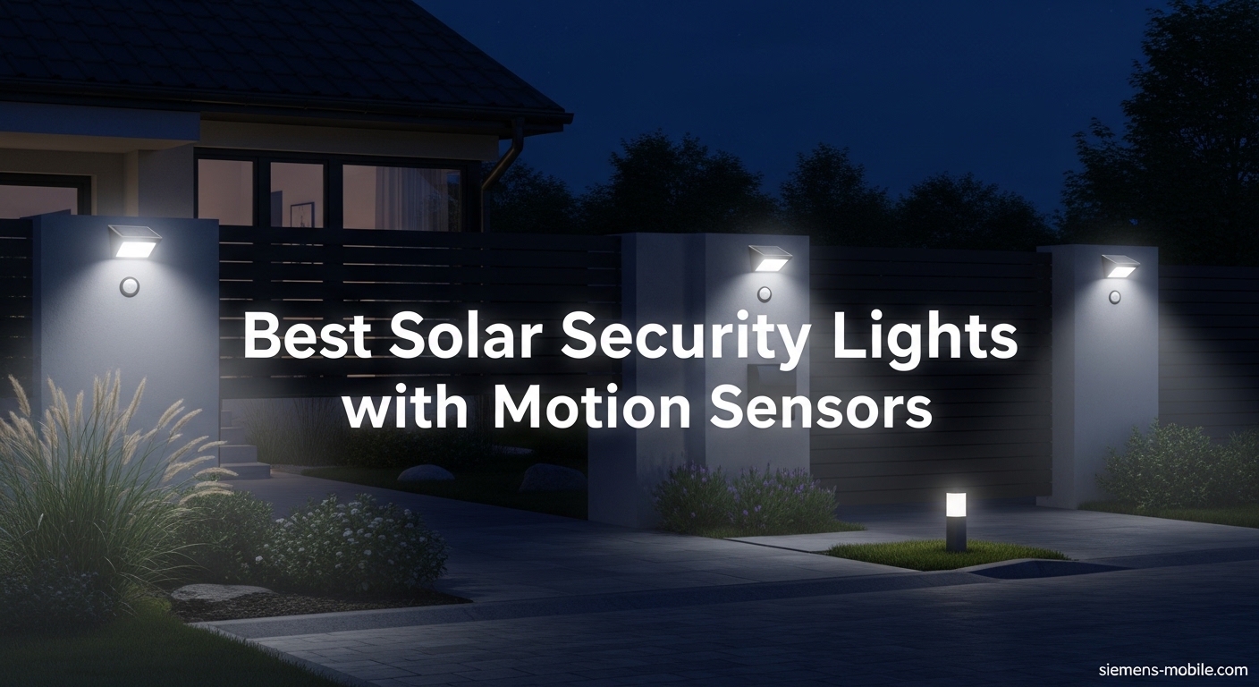 Best Solar Security Lights with Motion Sensors