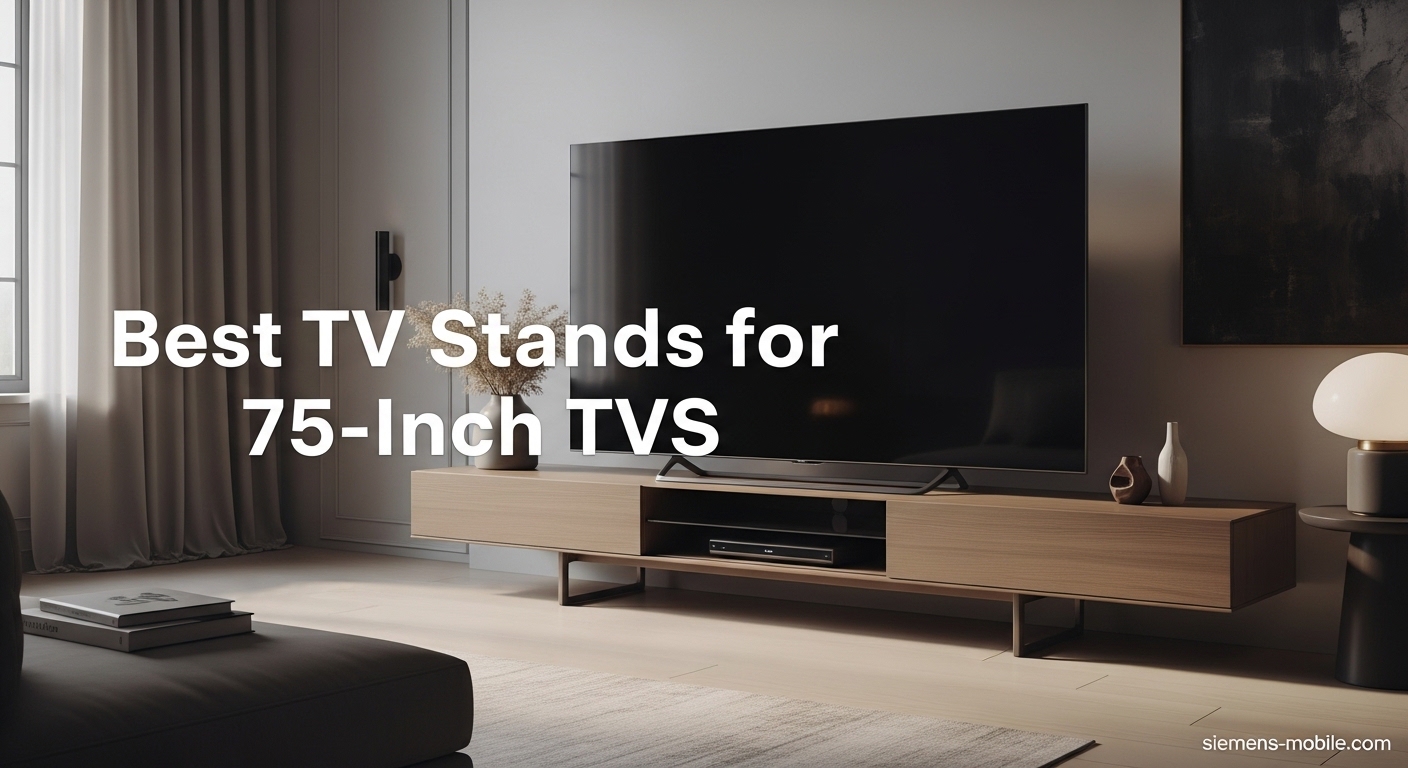Best TV Stands for 75-Inch TVs