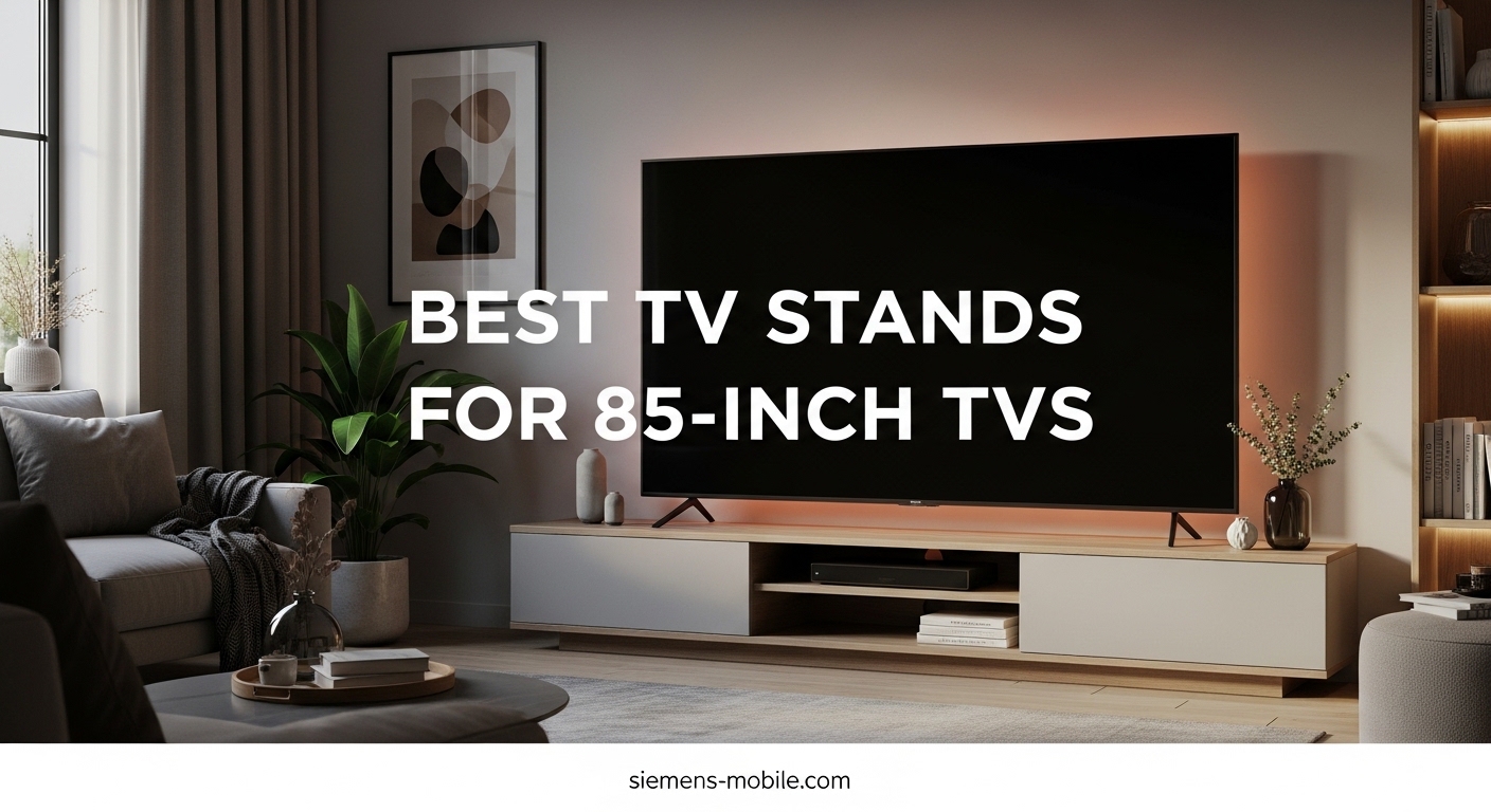 Best TV Stands for 85-Inch TVs