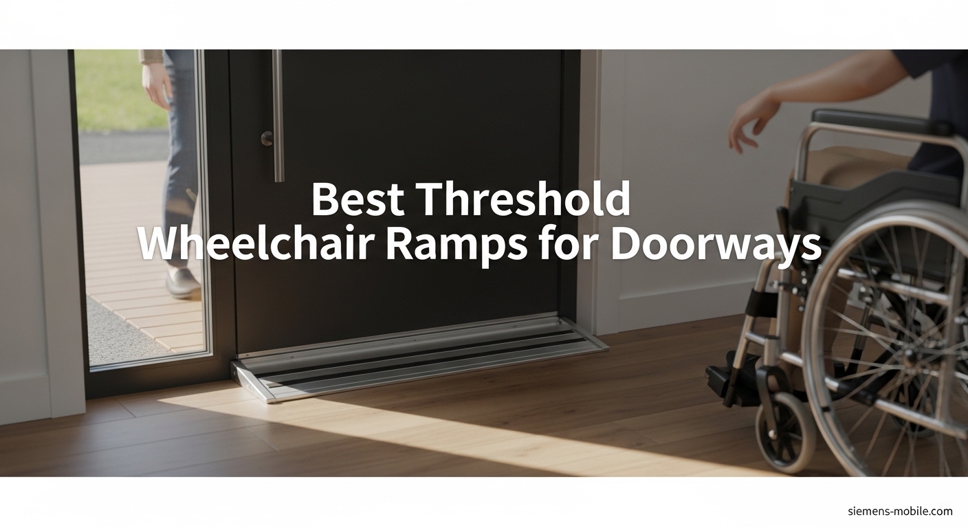 Best Threshold Wheelchair Ramps for Doorways