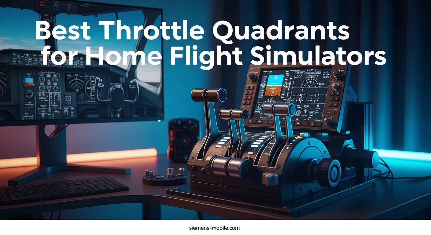 Best Throttle Quadrants for Home Flight Simulators