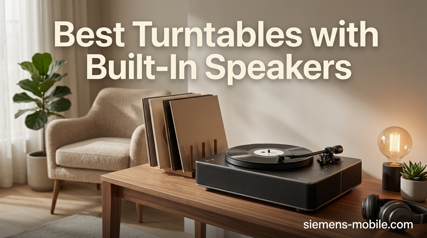 Best Turntables with Built-In Speakers