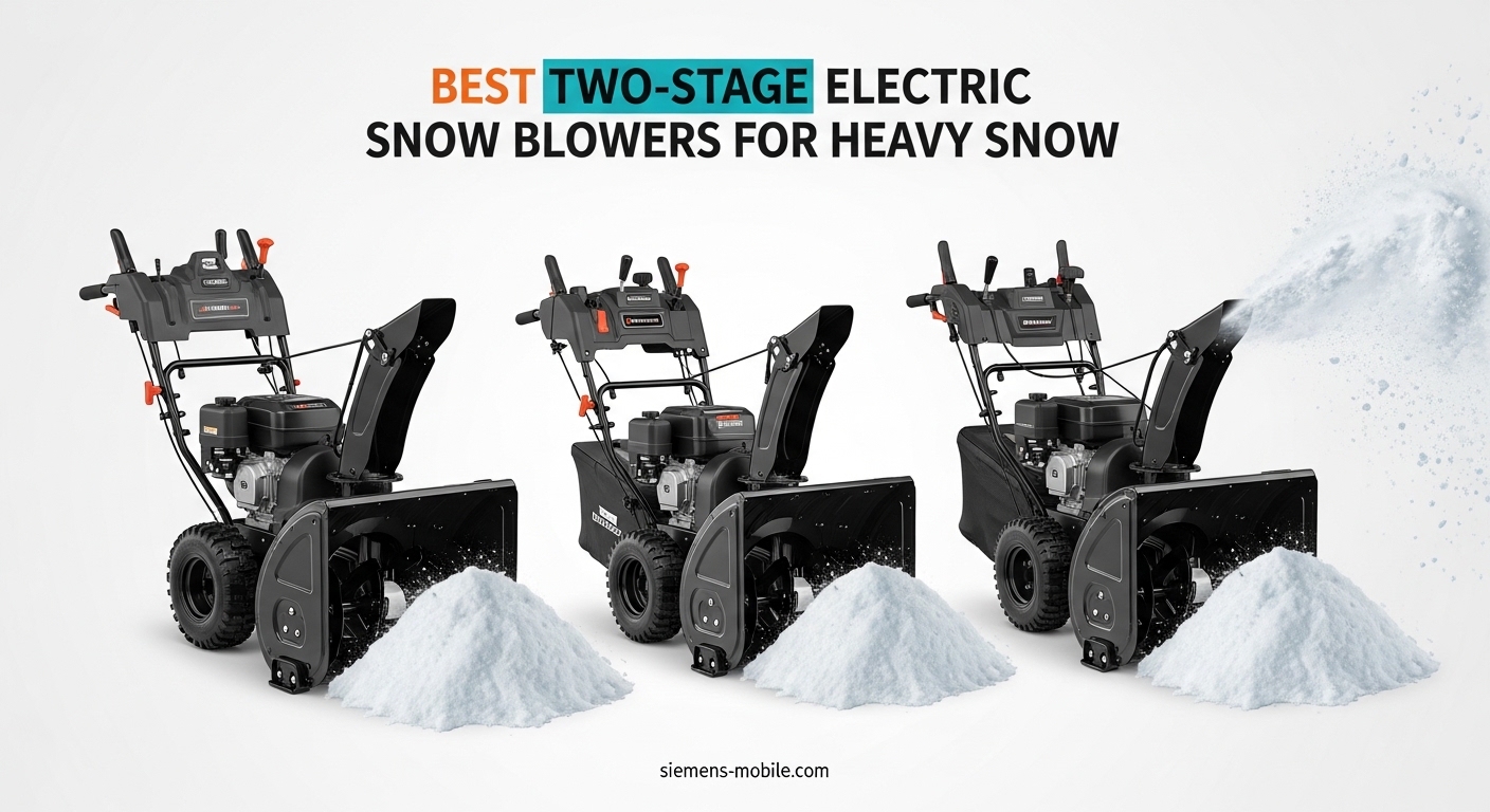 Best Two-Stage Electric Snow Blowers for Heavy Snow