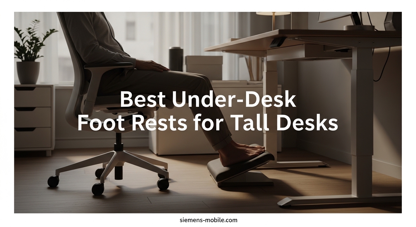 Best Under-Desk Foot Rests for Tall Desks