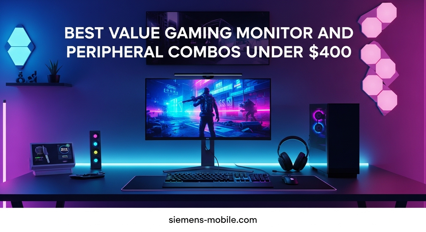 Best Value Gaming Monitor and Peripheral Combos Under $400