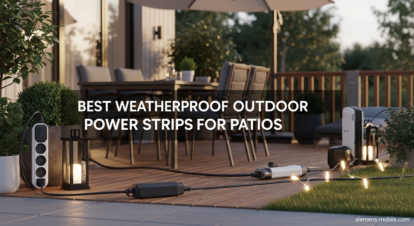 Best Weatherproof Outdoor Power Strips for Patios