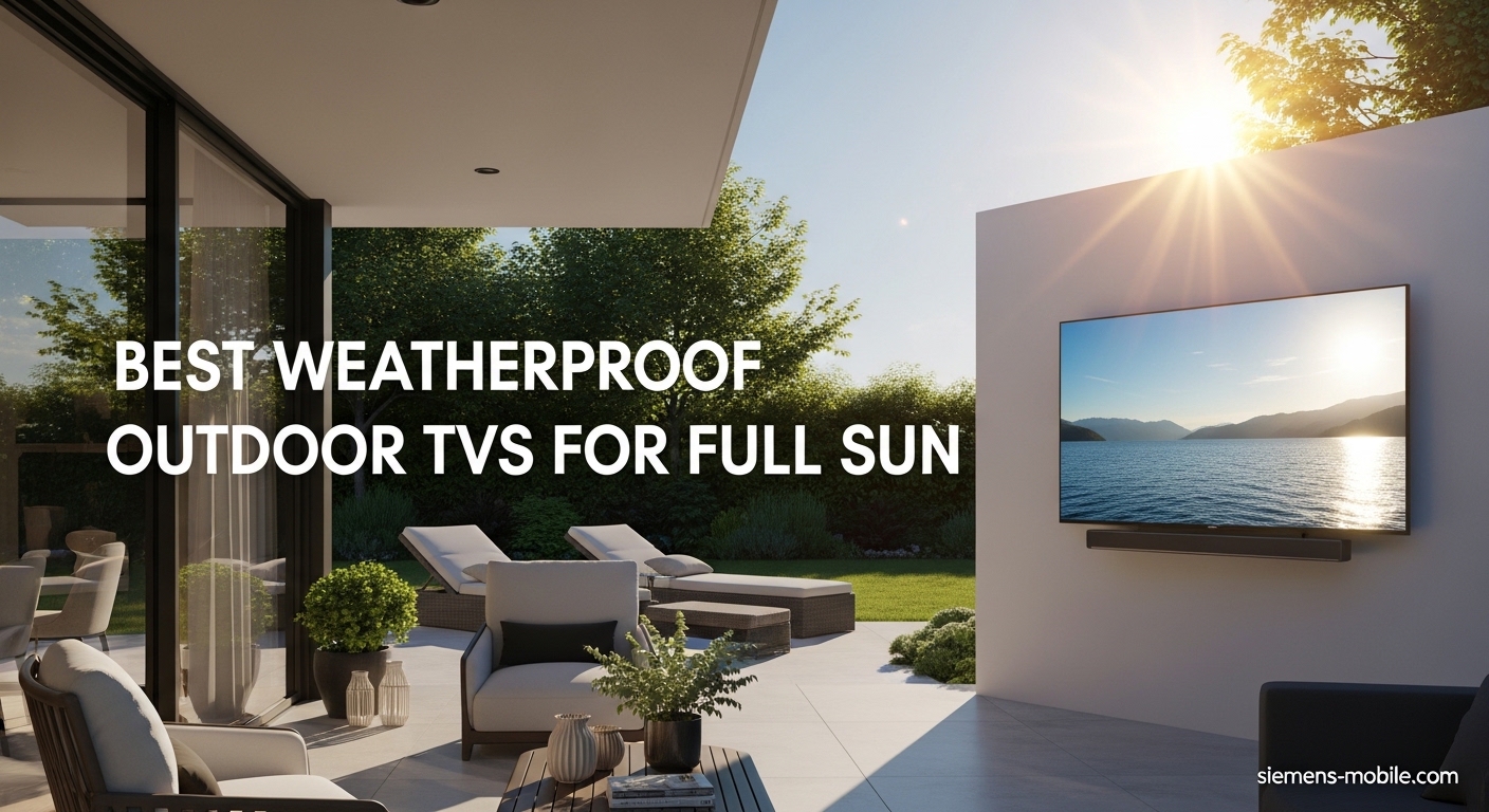 Best Weatherproof Outdoor TVs for Full Sun