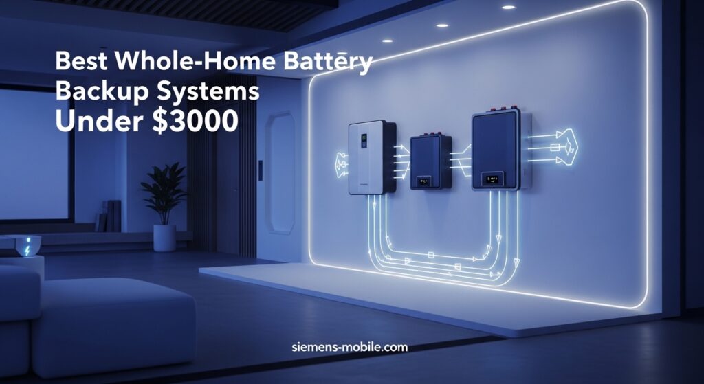 Best Whole-Home Battery Backup Systems Under $3000
