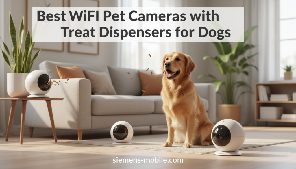 Best WiFi Pet Cameras with Treat Dispensers for Dogs
