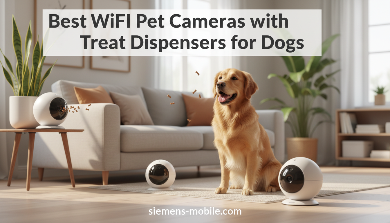 Best WiFi Pet Cameras with Treat Dispensers for Dogs
