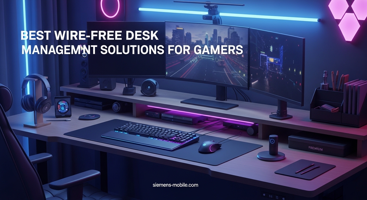 Best Wire-Free Desk Management Solutions for Gamers