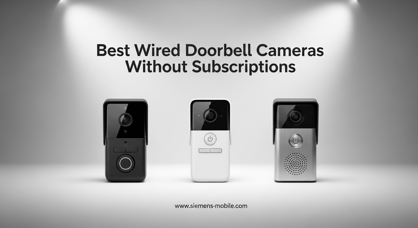 Best Wired Doorbell Cameras Without Subscriptions