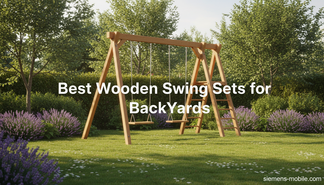 Best Wooden Swing Sets for Backyards
