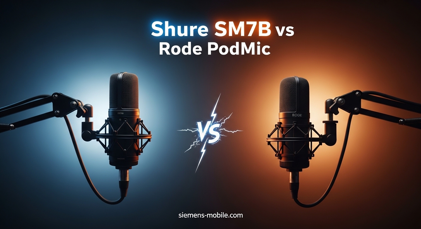 Shure SM7B vs Rode PodMic