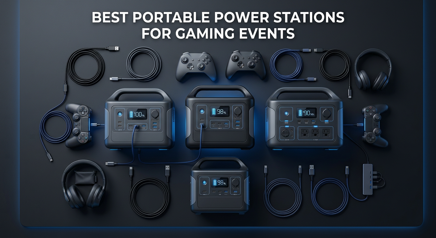 Best portable power stations for gaming events