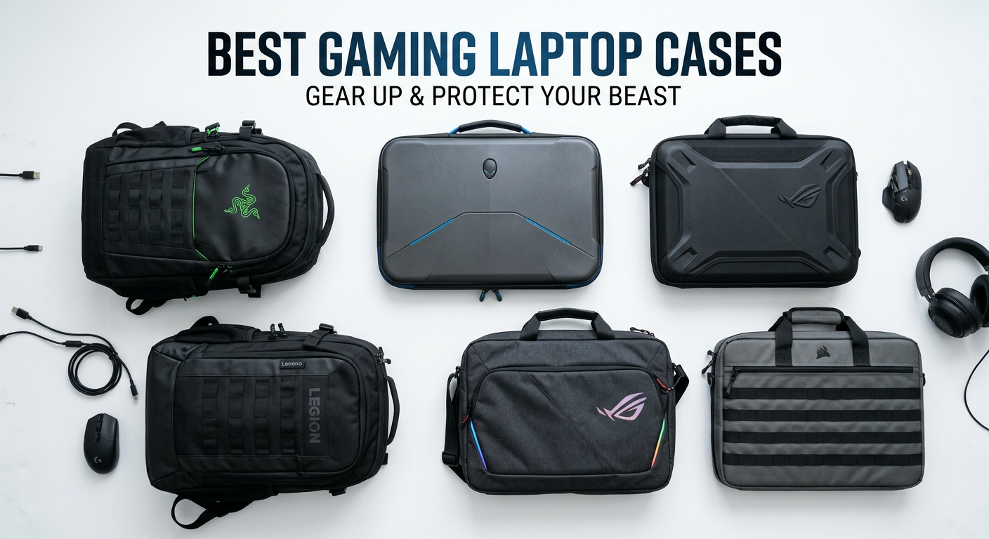 Best laptop carrying cases for 15-inch gaming laptops