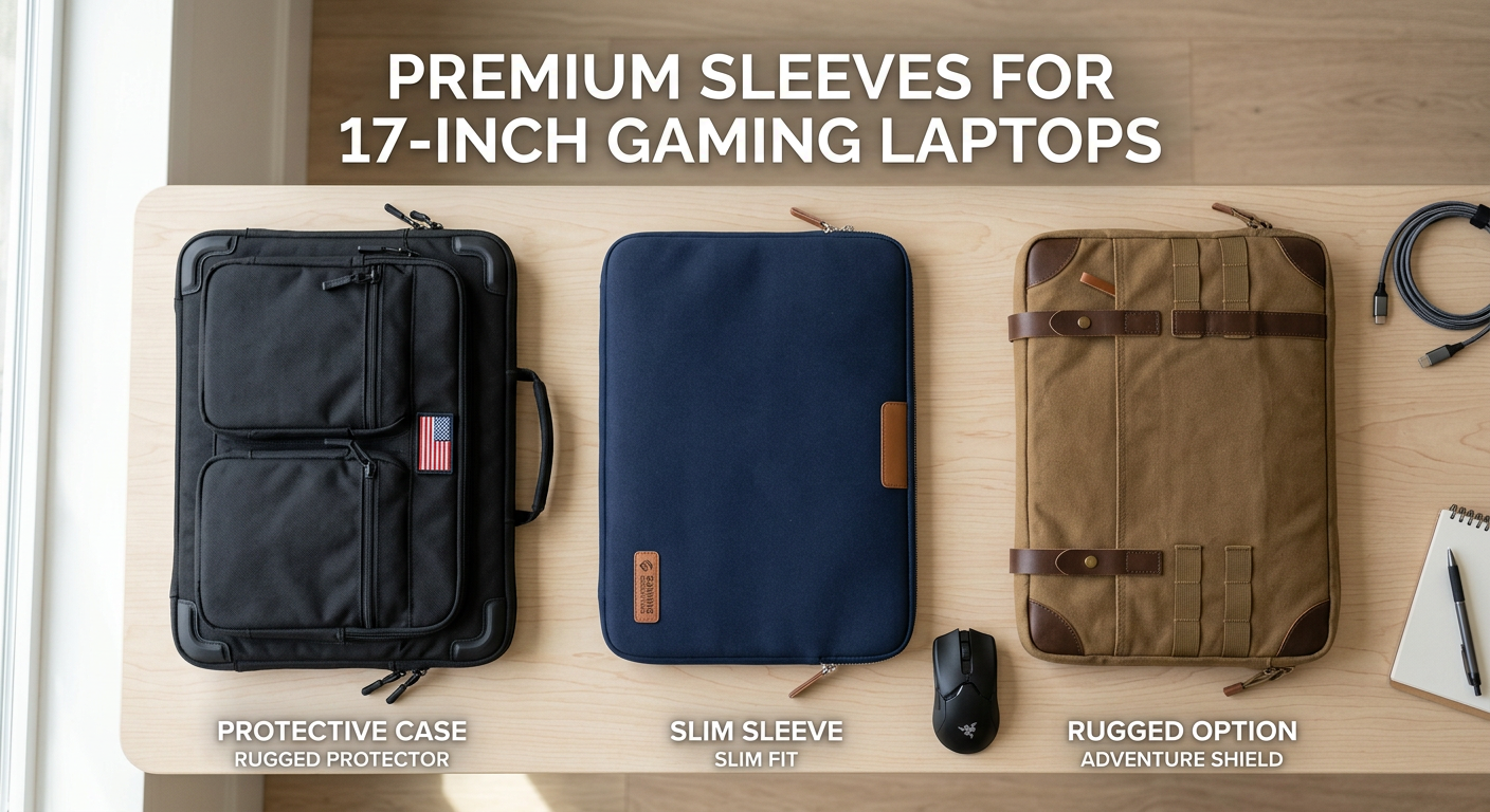Best laptop sleeves for 17-inch gaming laptops