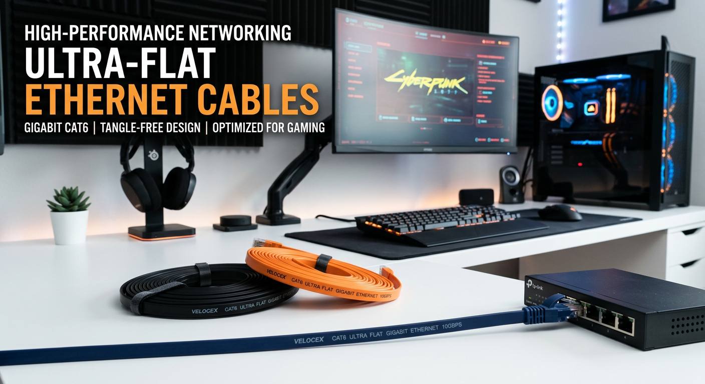 Best flat Ethernet cables for gaming