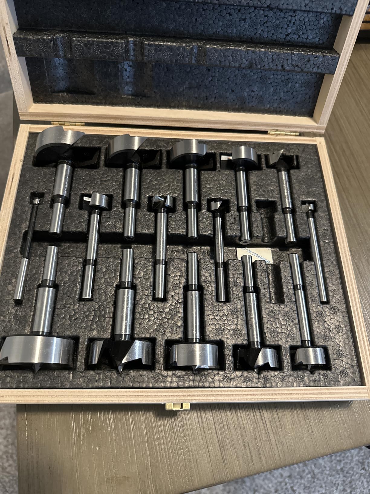 Diablo's High-Speed Steel Forstner Bit Drill Set - Ideal for All Types of Wood - 1/4