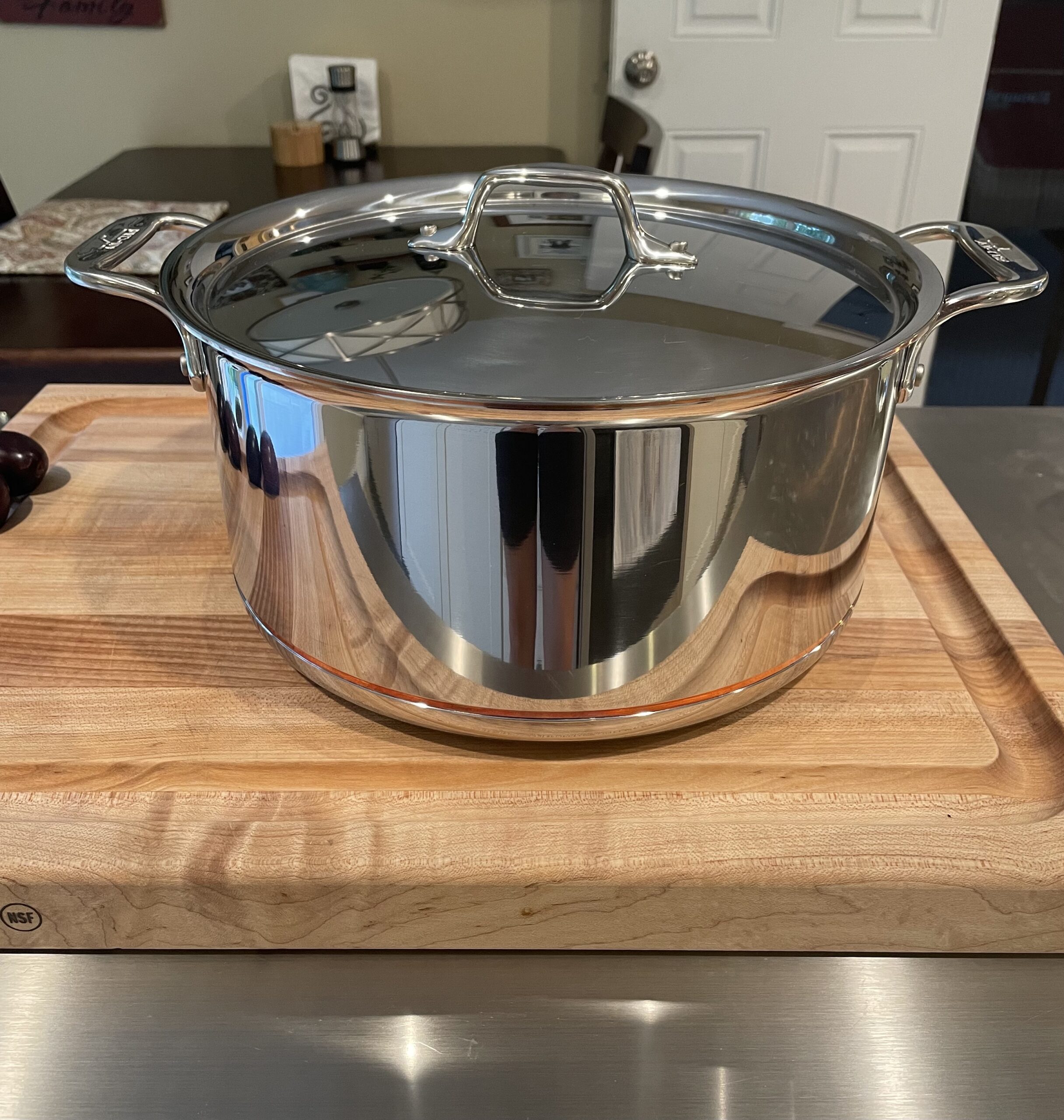 All-Clad Copper Core 5-Ply Stainless Steel Stockpot 8 Quart Induction Oven Broiler Safe 600F Pots and Pans, Cookware Silver customer photo 2