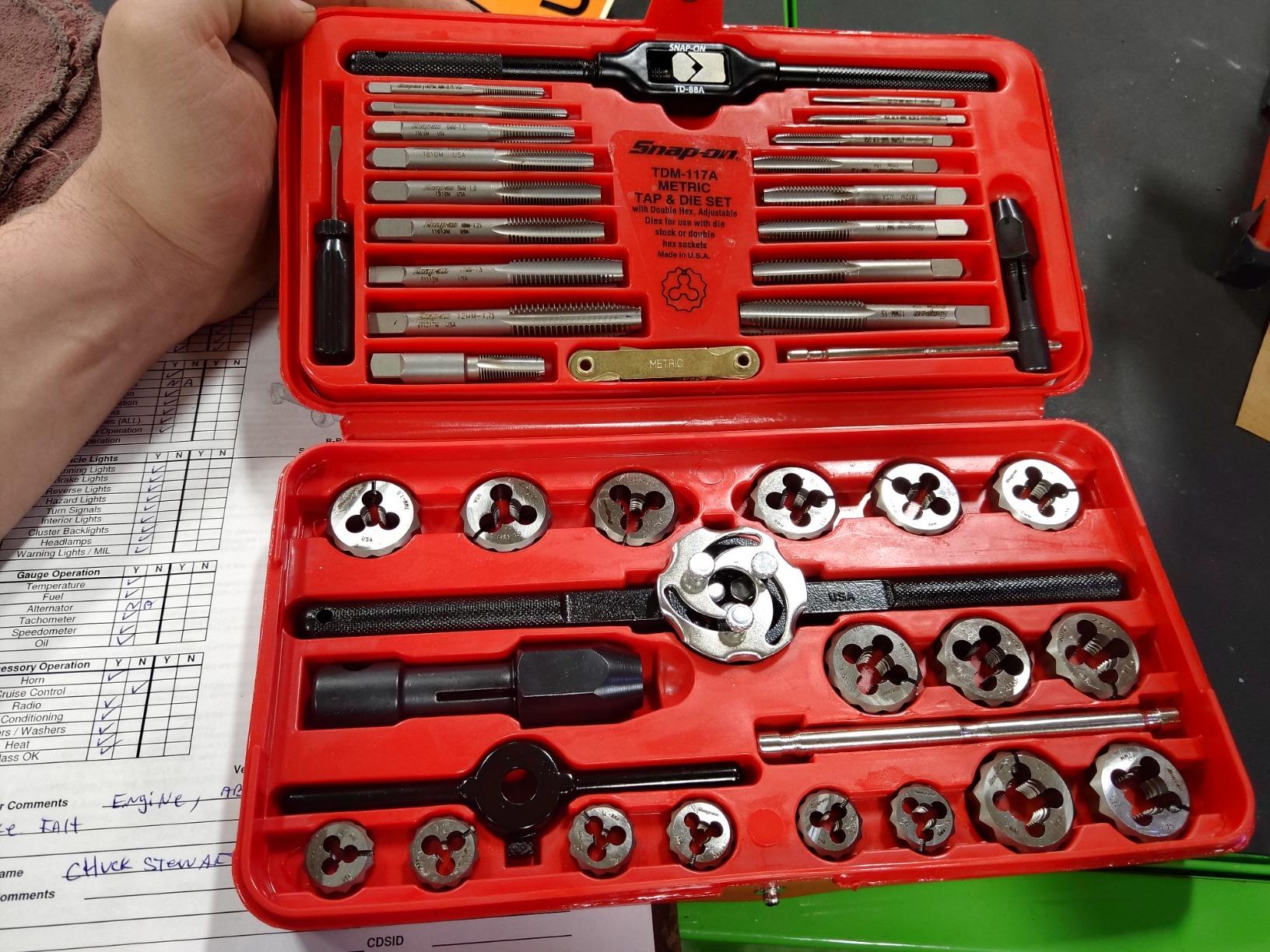 IRWIN Tap And Die Set, Metric, 41-Piece (26317) customer photo 1