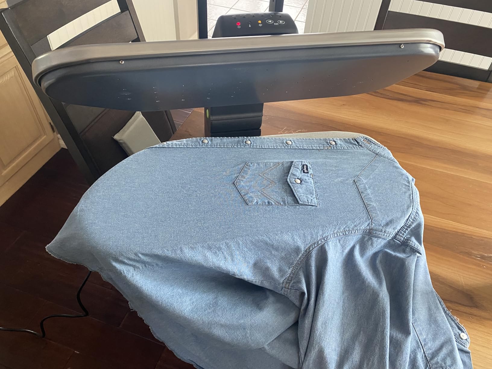 Steamfast SF-680 Digital Steam Press with Multiple Fabric Settings and Steam Burst Function,Stainless/Black customer photo 2