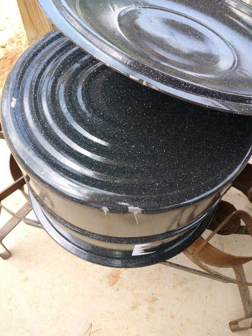 Granite Ware Water Bath Canner with Collapsible Jar Rack, 33 Quarts - Durable Enamel Steel Pot for Efficient Canning & Cooking, Non-Stick Surface - Safe for Gas & Electric Stovetops (Speckled Black) customer photo 2