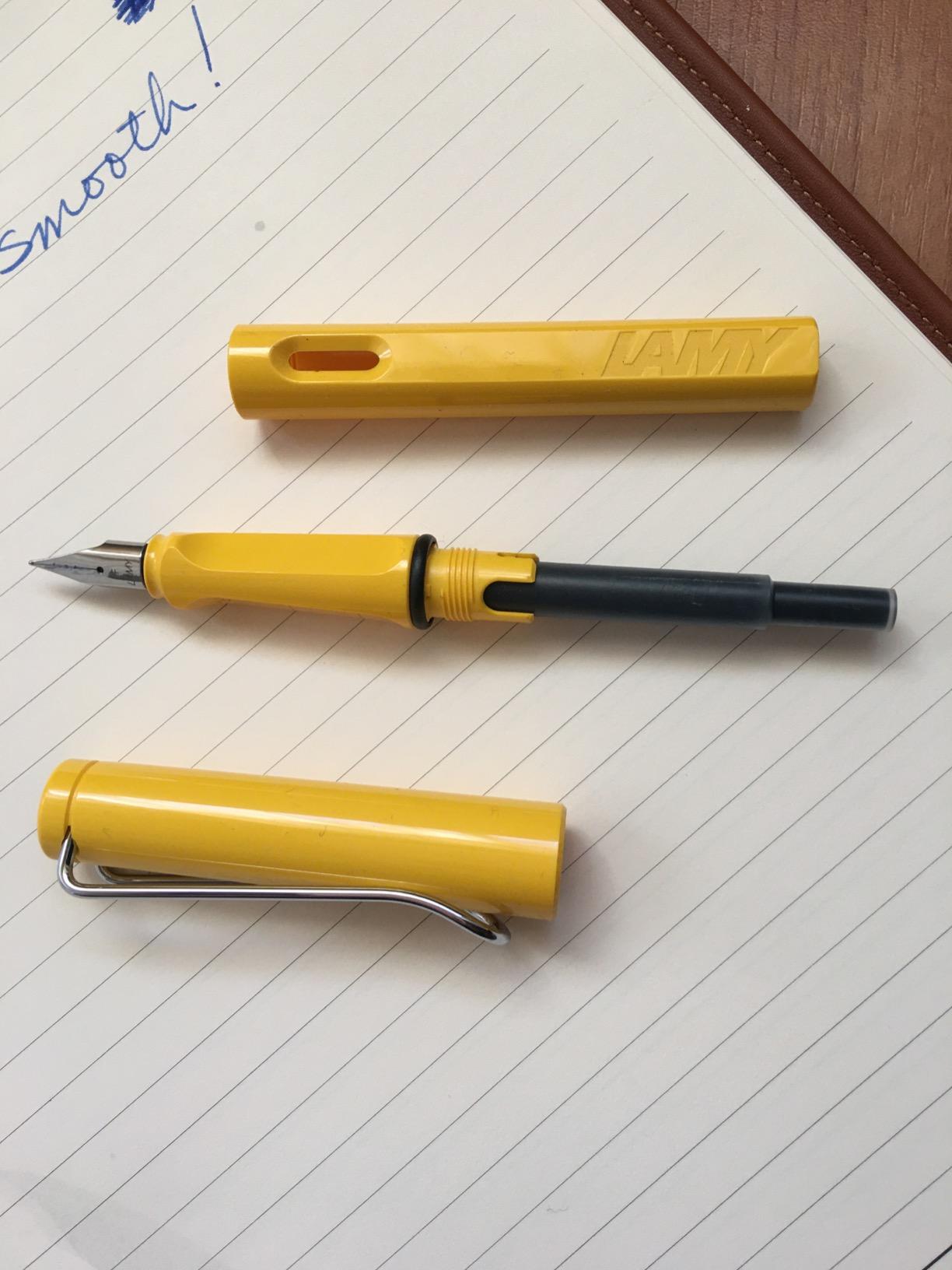 LAMY safari umbra - Fountain Pen with ergonomic grip & polished steel nib in size F - ideal for any Writing & Calligraphy customer photo 2