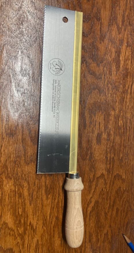 Two Cherries 520-6020 10-Inch Brass Back Dovetail Saw customer photo 2