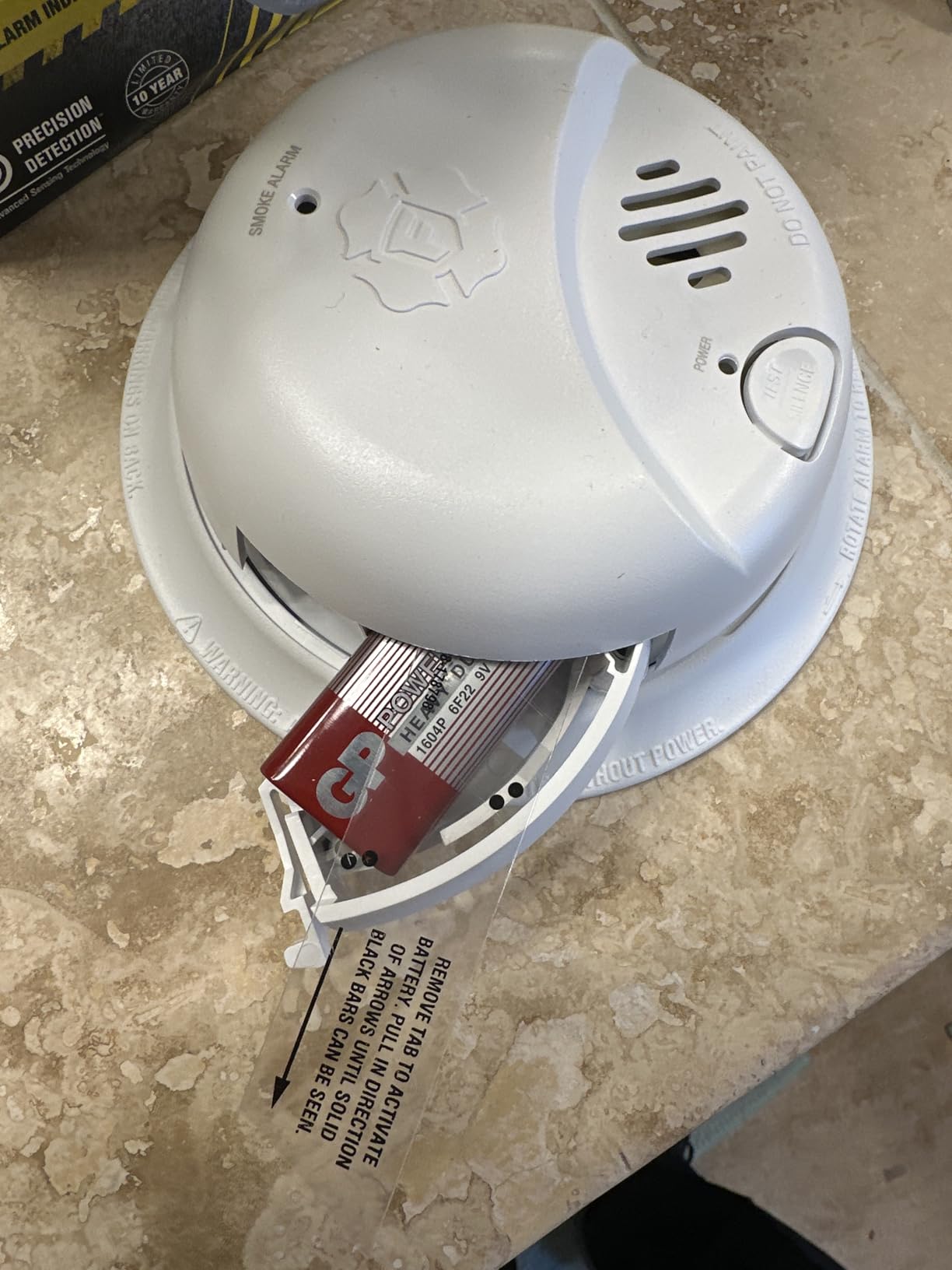 First Alert BRK SMI100-AC Hardwired Smoke Alarm with Battery Backup, Contractor 6-Pack customer photo 2