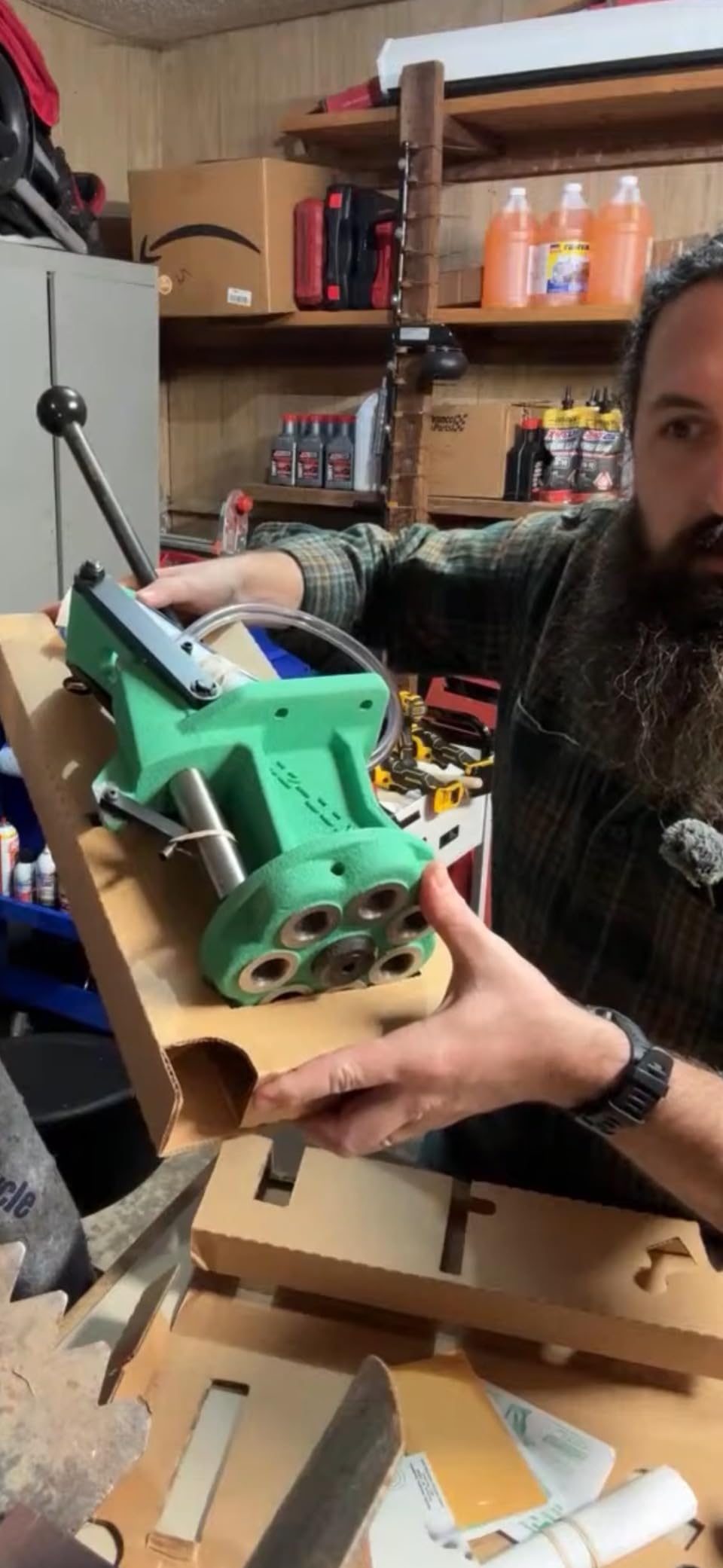 Redding Reloading T-7 Turret Reloading Press, Green customer photo 1