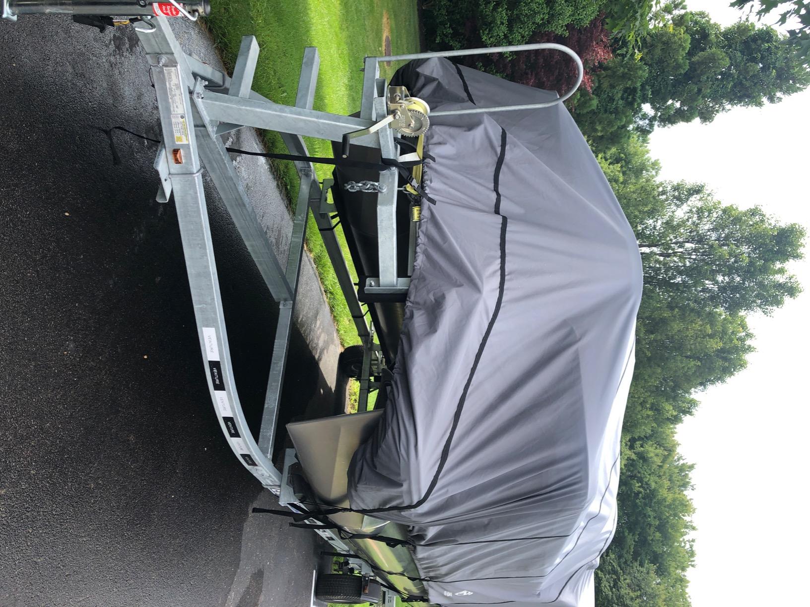 Classic Accessories StormPro Heavy-Duty Pontoon Boat Cover, Fits 17'-20'L x 102