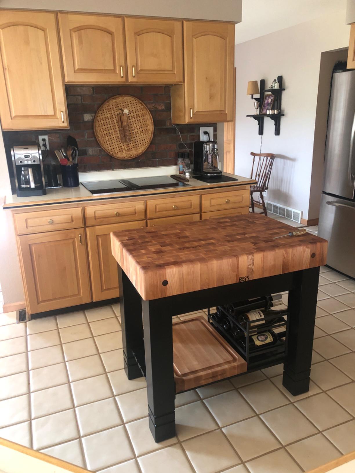 John Boos Kitchen Work Table Homestead Block, 36