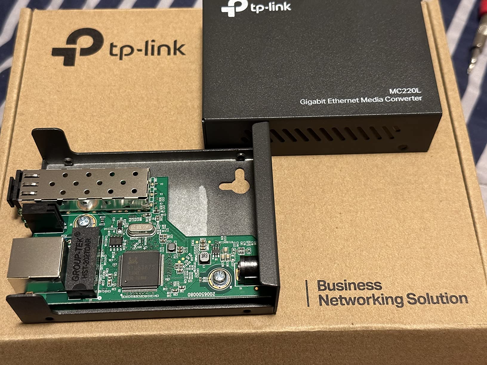 TP-Link MC220L | Gigabit SFP to RJ45 Fiber Media Converter | Fiber to Ethernet Converter | Plug and Play | Durable Metal Casing | Versatile Compatibility | Auto-Negotiation | UL Certified customer photo 1