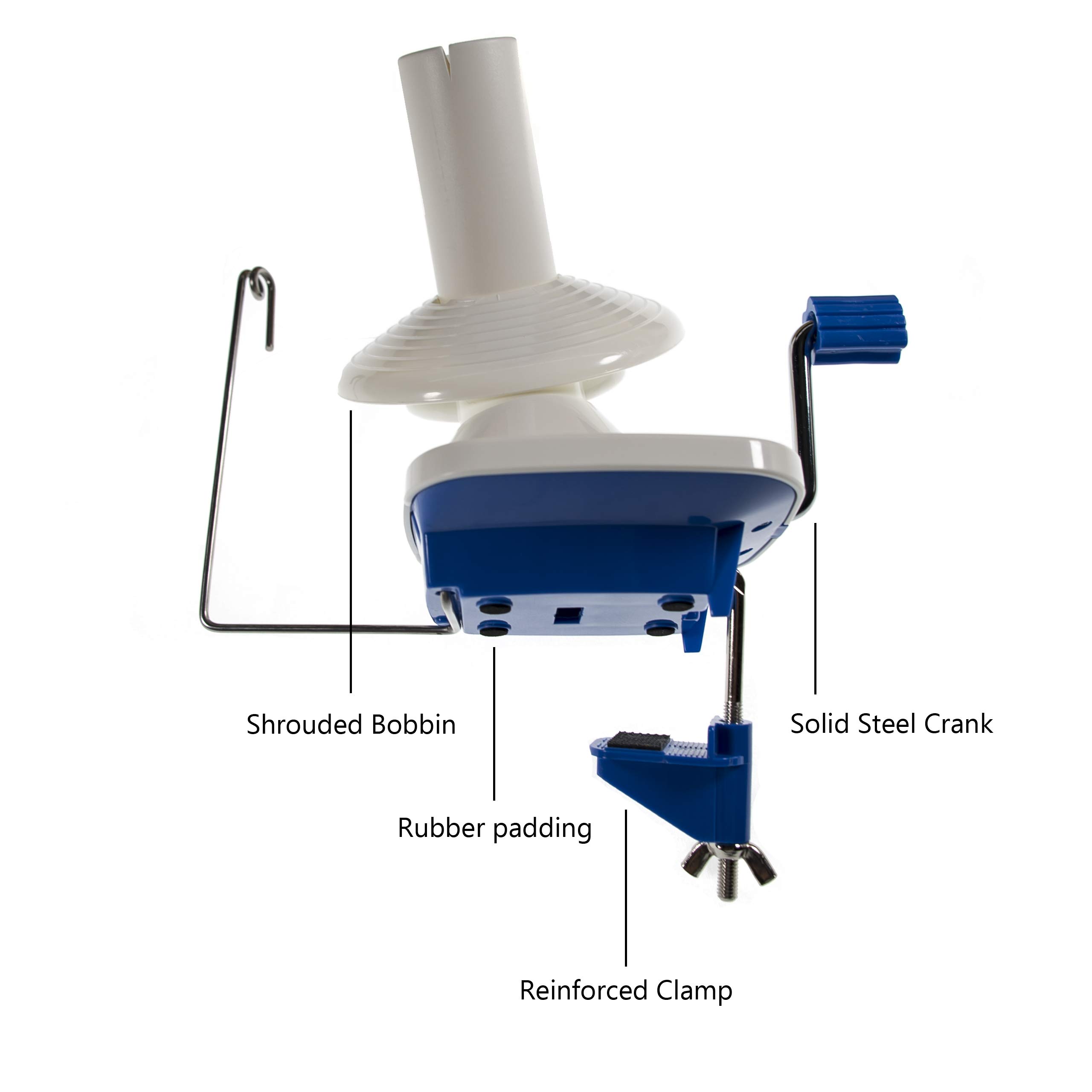 Stanwood Needlecraft YBW-A Hand-Operated Yarn Ball Winder, 4-Ounce customer photo 2