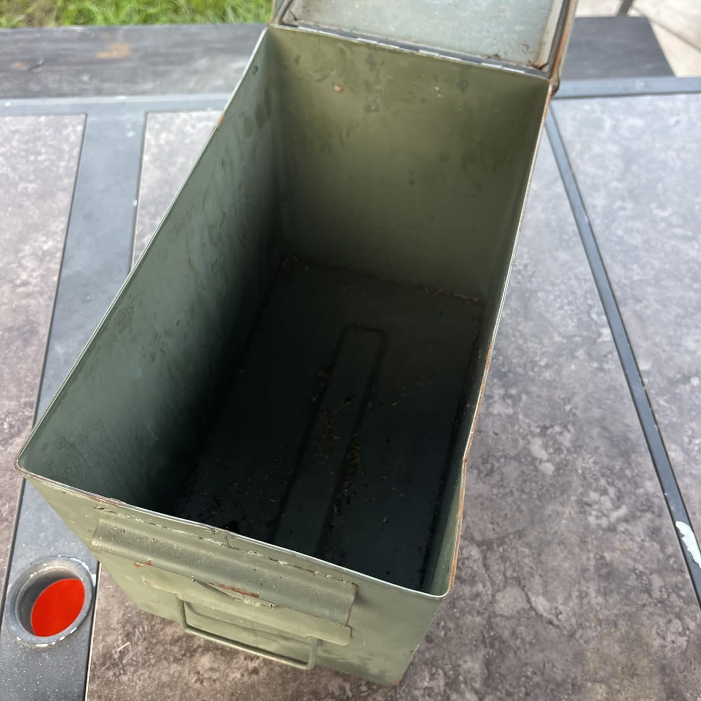 Fat 50 Cal Ammo Can PA108 - Olive Drab Green Military-Grade Ammo Storage Box w/Rubber Seal & Removable Lever-Lock Lid customer photo 2