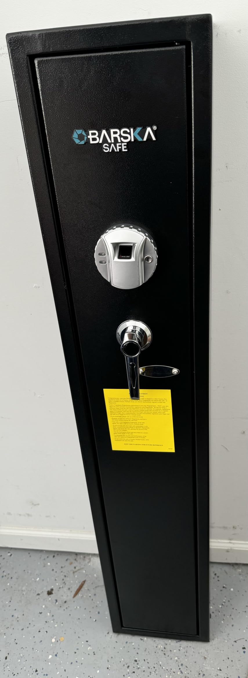 Barska Biometric Rifle Gun Safe - Quick Access Fingerprint Long Gun Safe for Home, DOJ Approved, Silent Mode, Removable Shelf customer photo 2