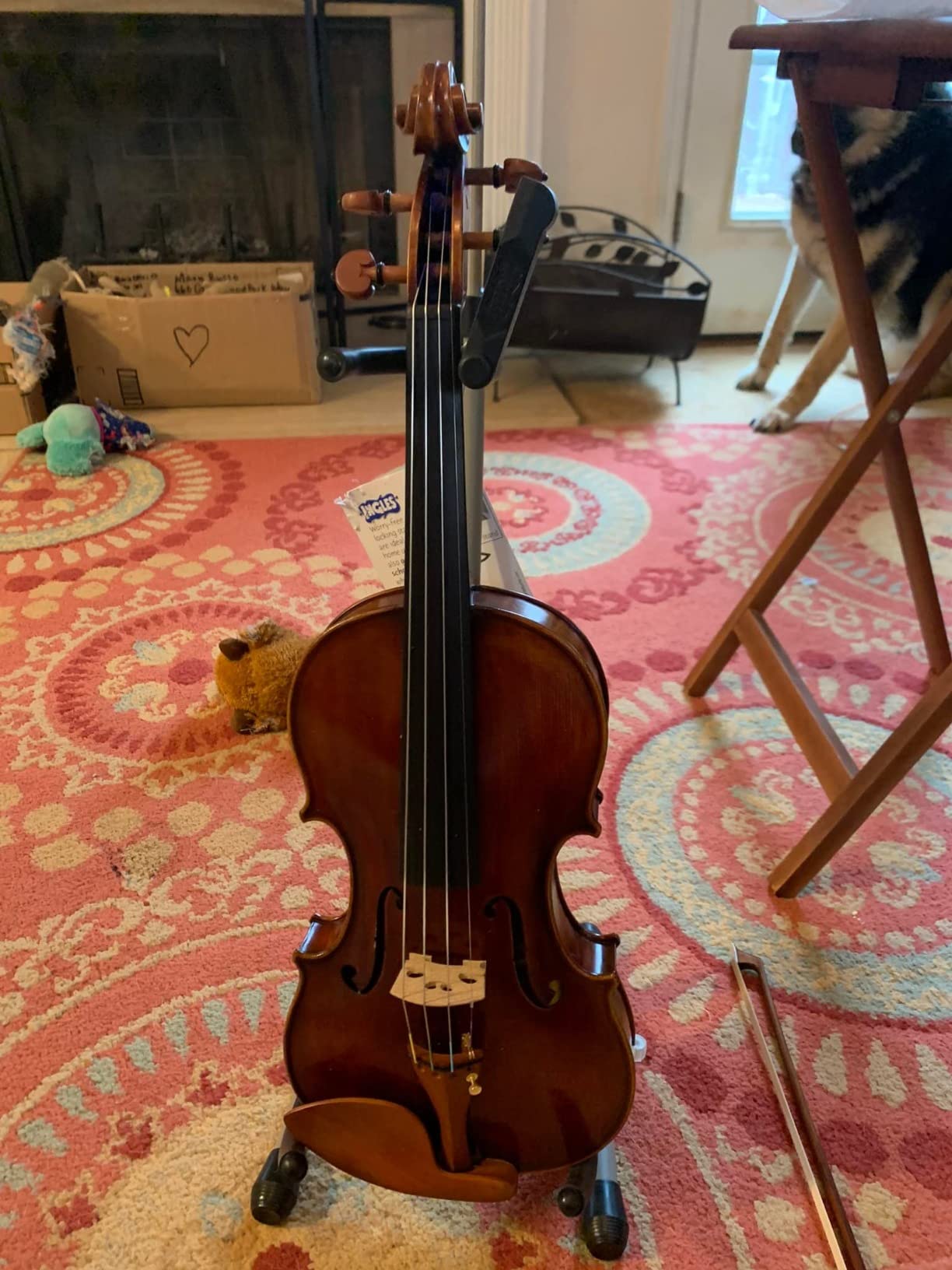 Crafted Scroll Royal Violin D Z STrad #511 w/ Special Purfling & Details customer photo 1