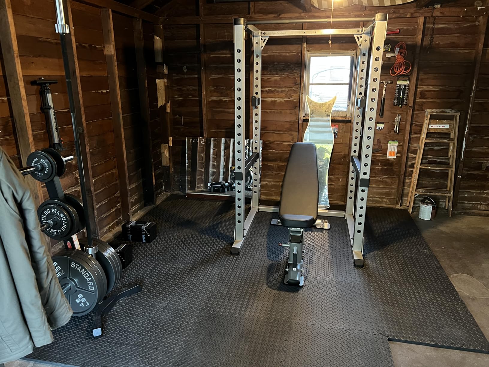 Body-Solid GPR378 Power Rack - Heavy-Duty Steel Squat Cage with Adjustable Safety Bars and Chin-Up Bar customer photo 2