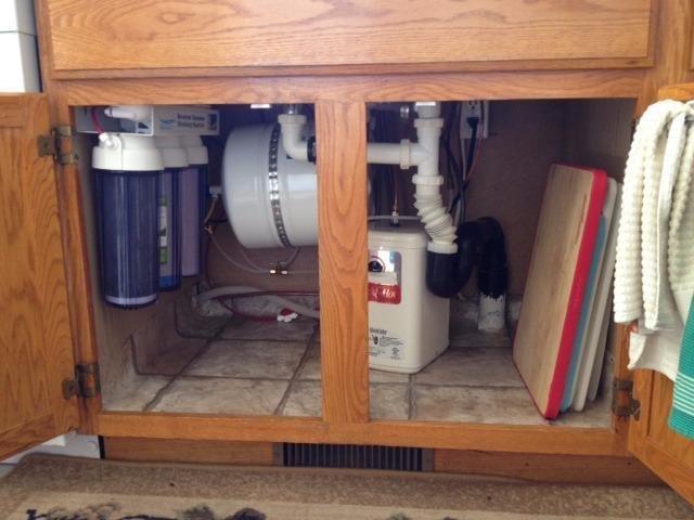 Express Water RO5DX Reverse Osmosis Filtration NSF Certified 5 Stage RO System with Faucet and Tank - Under Sink Water Plus 4 Filters - 50 GPD, 14 x 17 x 5, White customer photo 2